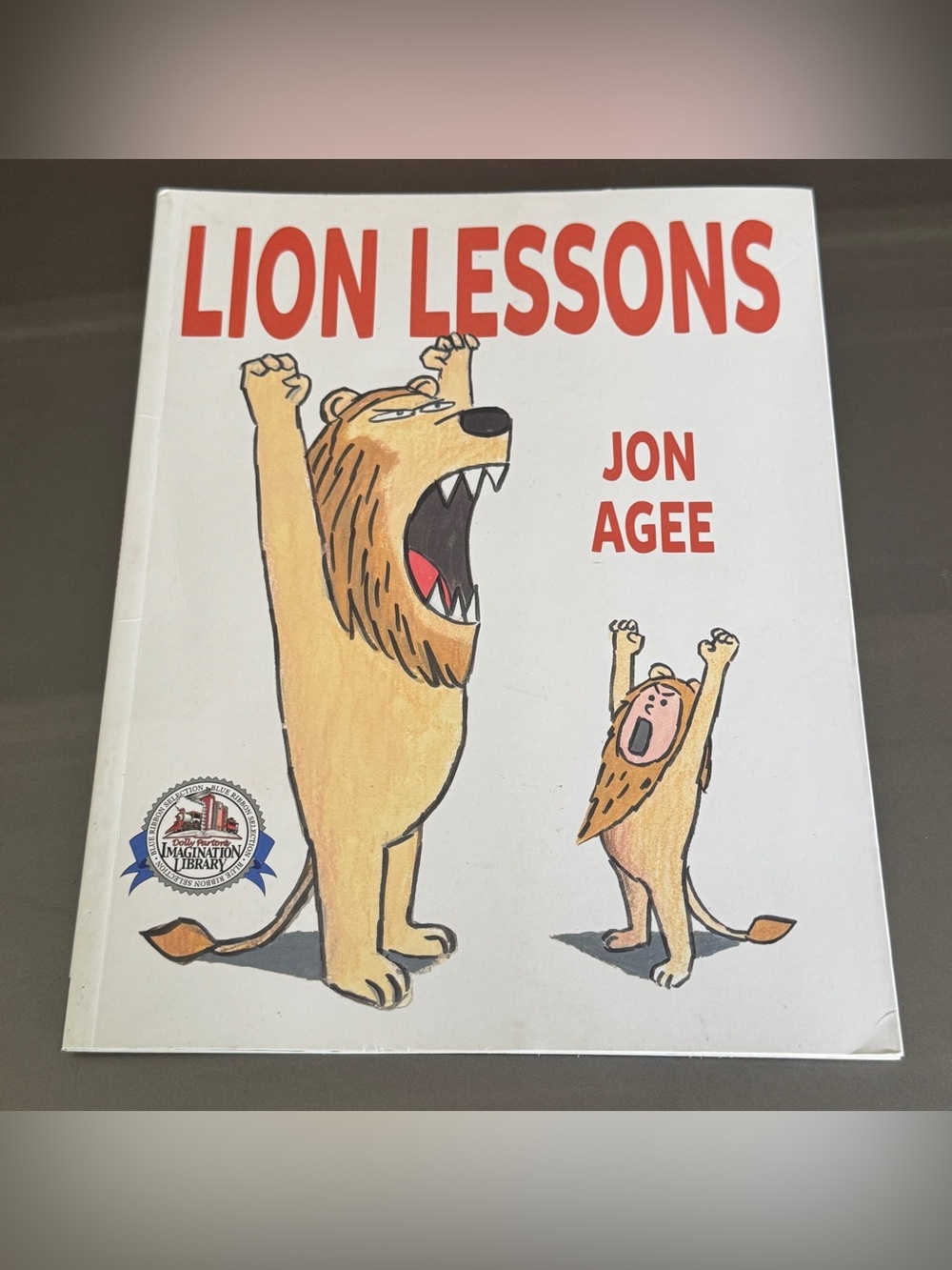 Lion Lessons by Jon Agee, Children’s Paperback Book